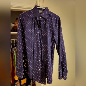 Bonobos men's button down collared stretch tailored slim fit shirt.